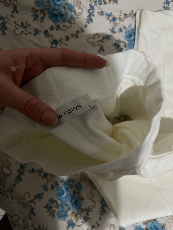 Kadın Beyaz Pantolon - Görsel 3