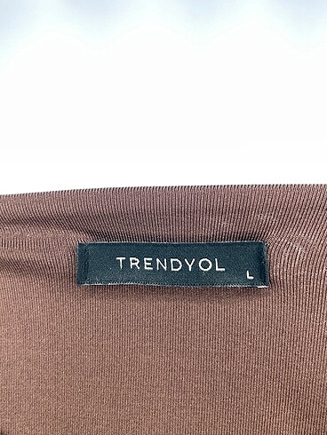 l Beden kahverengi Renk Trendyol & Milla Bluz %70 İndirimli.
