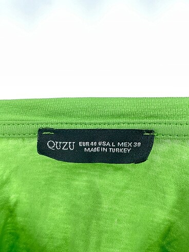 l Beden yeşil Renk Quzu T-shirt %70 İndirimli.