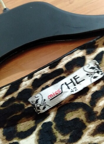 42 Beden Leopar Blazer ceket