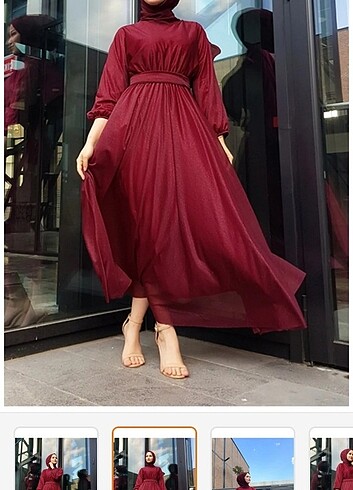 Kuşaklı Tesettür abiye 