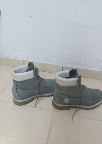 Timberland Gri deri orjinal Erkek Botlar - Rahat ve Şık - Görsel 4