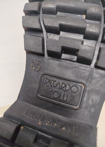 riccardo colli,Siyah Süet Erkek Botları - Görsel 5