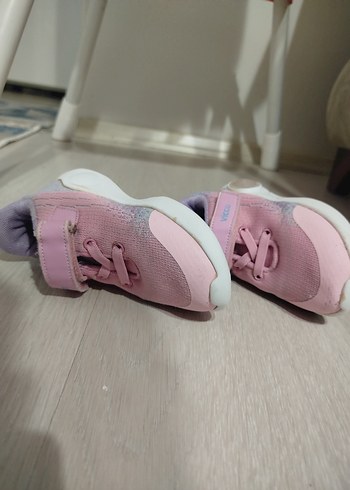 Kız Çocuk Pembe Cırtlı Spor Ayakkabı - Görsel 3