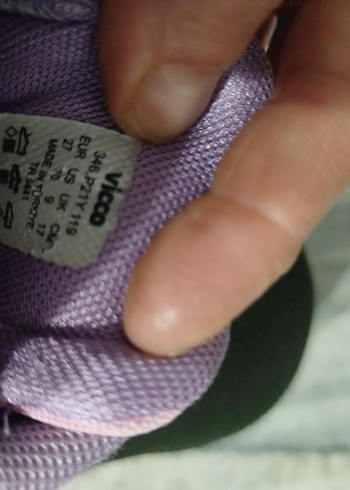 Kız Çocuk Pembe Cırtlı Spor Ayakkabı - Görsel 5