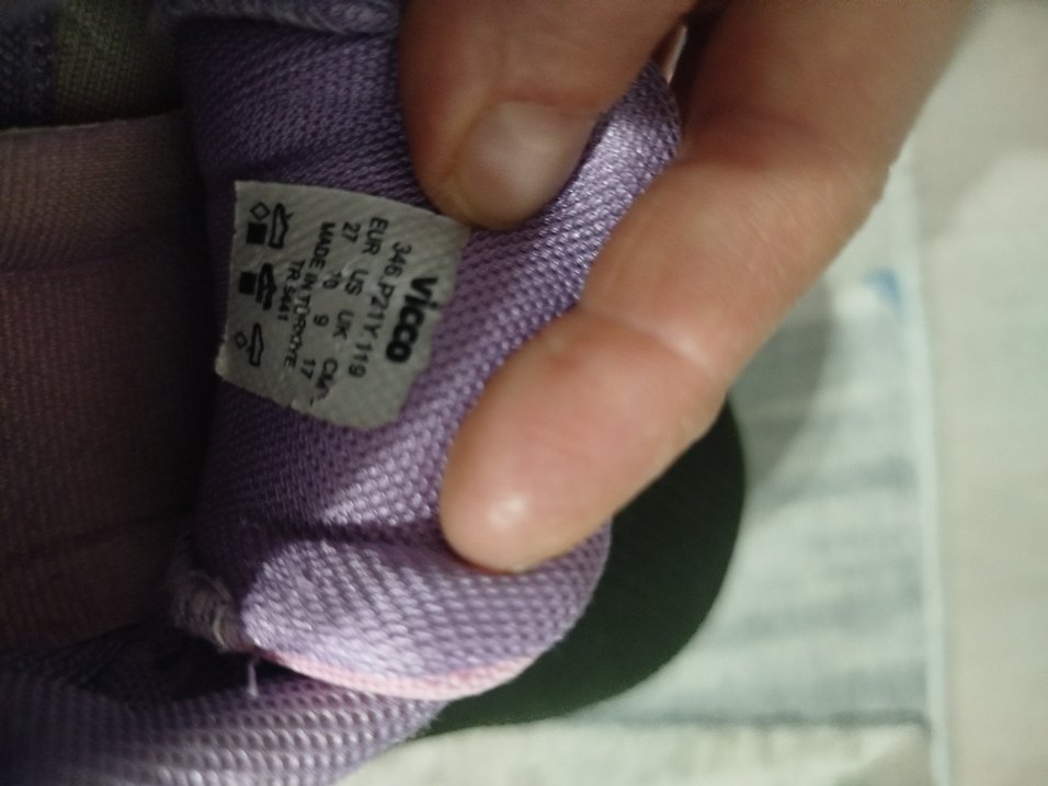 Kız Çocuk Pembe Cırtlı Spor Ayakkabı - Görsel 5