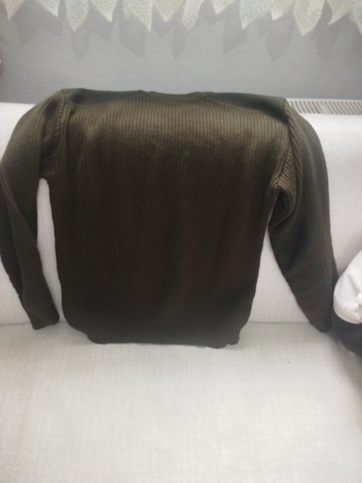 Erkek Kahverengi Triko Bisiklet Yaka Kazak - Görsel 5