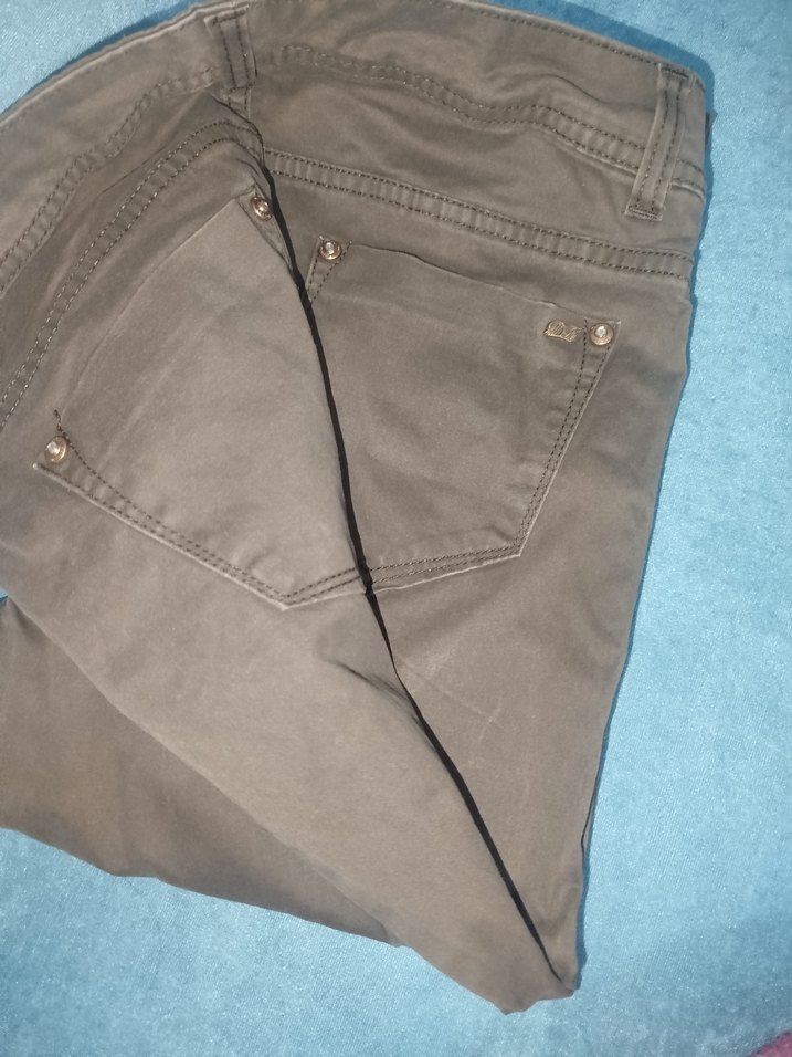 Defacto Düğmeli Bol Kesim Kahverengi Denim Pantolon - Görsel 2