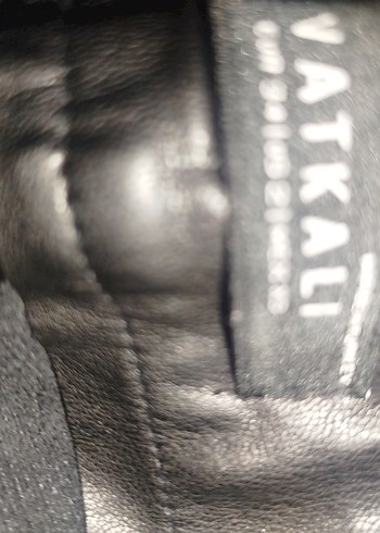 siyah Deri Kadın Midi Pantolon - Görsel 7