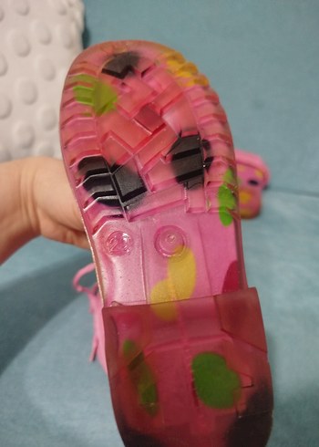 Renkli Puantiyeli Kız Çocuk Yağmur Çizmesi - Görsel 5