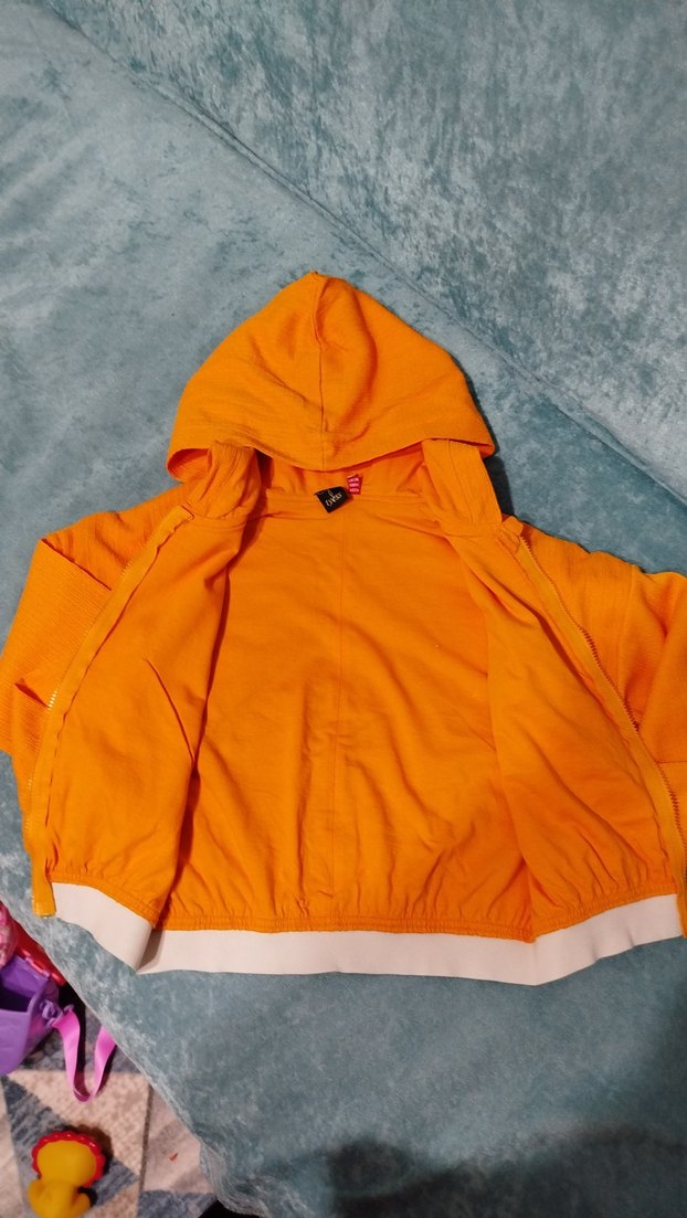 tyes marka kısa mevsimlik renkli hırkaRenkli Baskılı Sarı Çocuk - Görsel 4