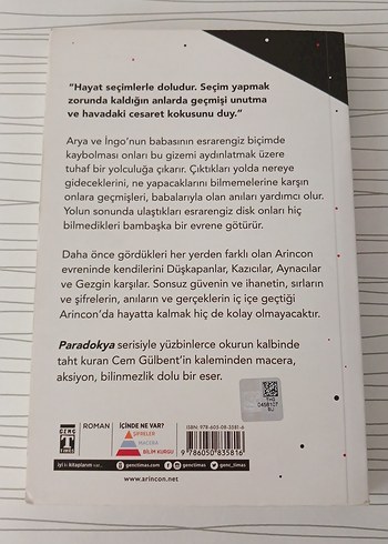 Arincon - Cem Gülbent Romanı