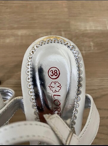 38 Beden beyaz Renk Beyaz topuklu ayakkabı