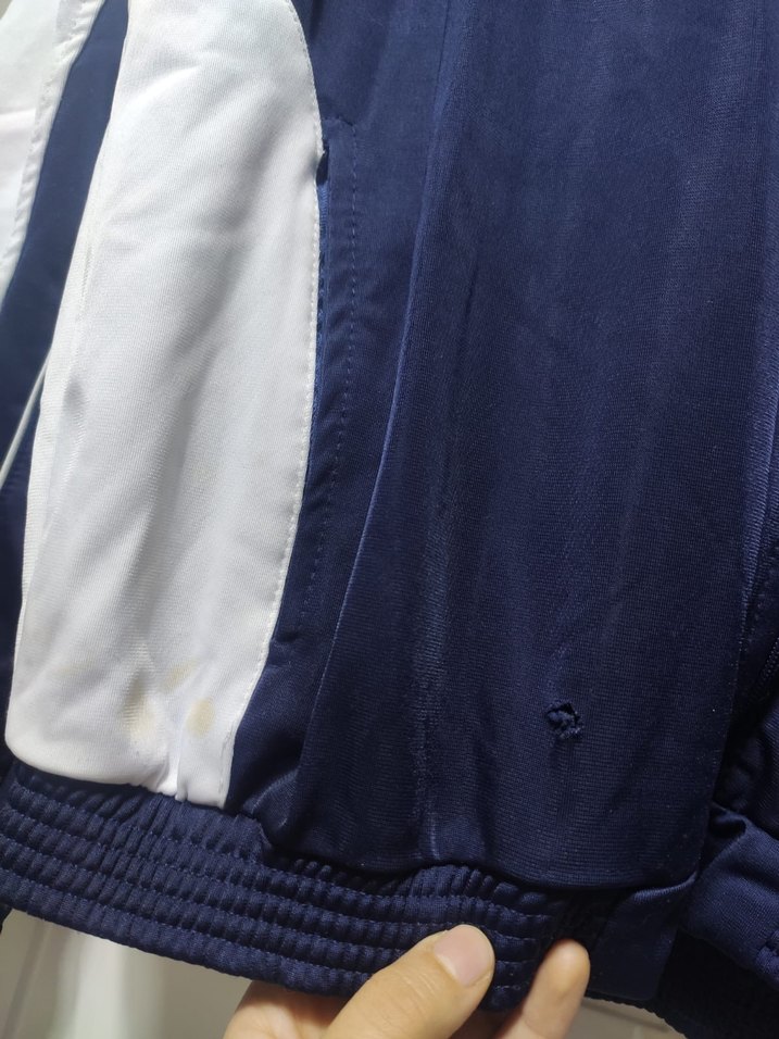 Erkek Mavi Spor Fermuarlı eşofman üstü - Görsel 4