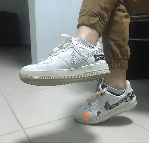 37 Beden beyaz Renk Nike Just Do It Spor Ayakkabı