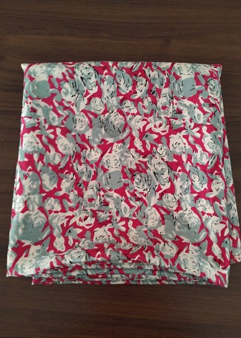 Saten Kumaşlı Pembe Masa Örtüsü - Görsel 6