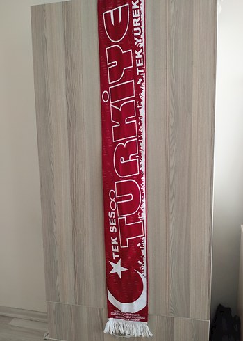 Kırmızı Beyaz Türkiye Atkısı - Görsel 2