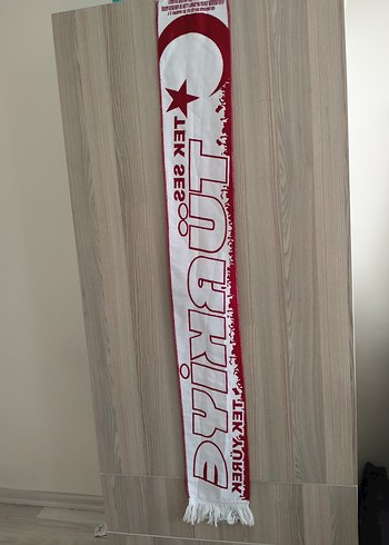 Kırmızı Beyaz Türkiye Atkısı - Görsel 3