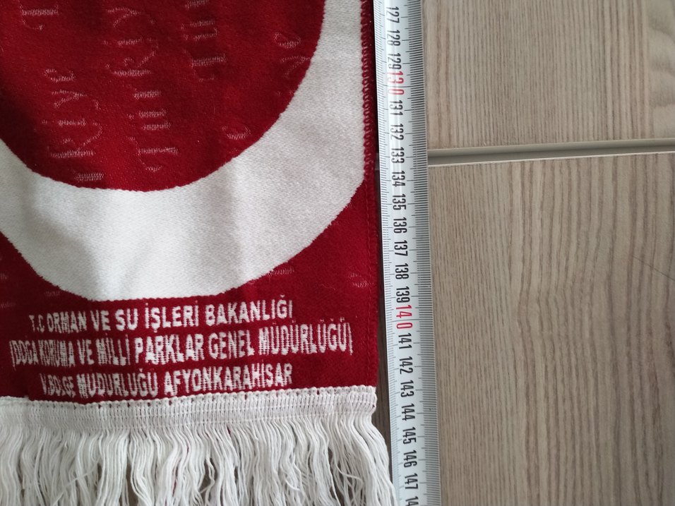 Kırmızı Beyaz Türkiye Atkısı - Görsel 5