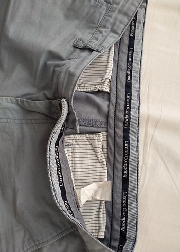 Limon Company Erkek Gri Keten Pantolon - Görsel 13