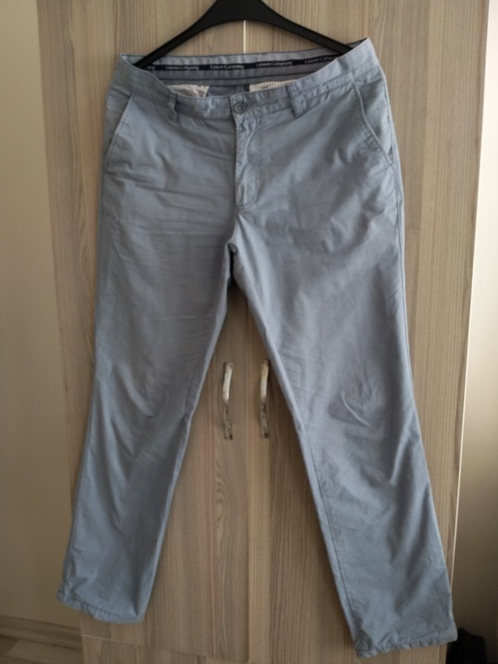 Limon Company Erkek Gri Keten Pantolon - Görsel 4