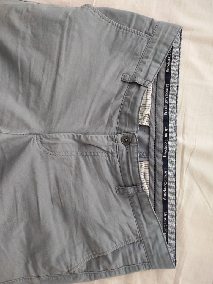 Limon Company Erkek Gri Keten Pantolon - Görsel 5