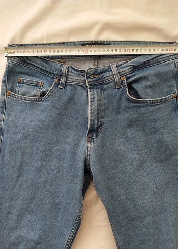 Paulmark 42 beden Erkek Mavi Kot Pantolon - Görsel 8