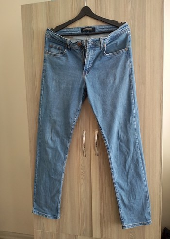 Paulmark 42 beden Erkek Mavi Kot Pantolon - Görsel 9