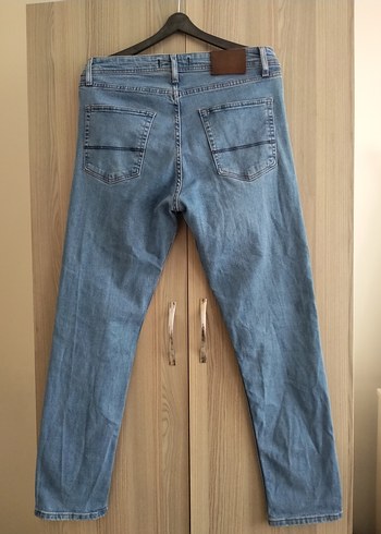 Paulmark 42 beden Erkek Mavi Kot Pantolon - Görsel 7