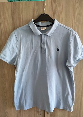 U.S. Polo ASSN. Erkek XL beden Açık Mavi Polo Yaka T-shirt - Görsel 4