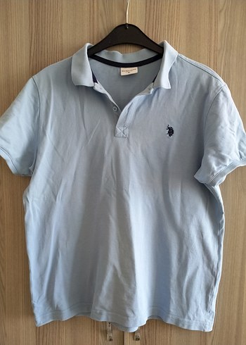 U.S. Polo ASSN. Erkek XL beden Açık Mavi Polo Yaka T-shirt - Görsel 11