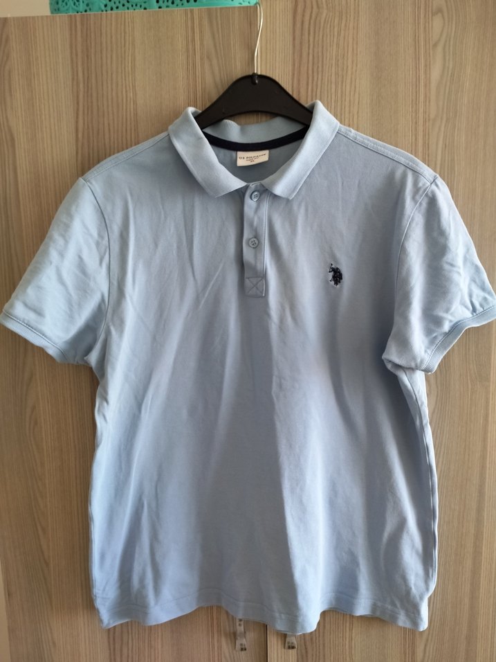 U.S. Polo ASSN. Erkek XL beden Açık Mavi Polo Yaka T-shirt - Görsel 3