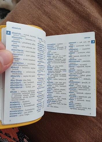 Universal Dictionary English Mini Sözlük - Görsel 7
