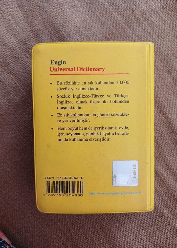 Universal Dictionary English Mini Sözlük - Görsel 3