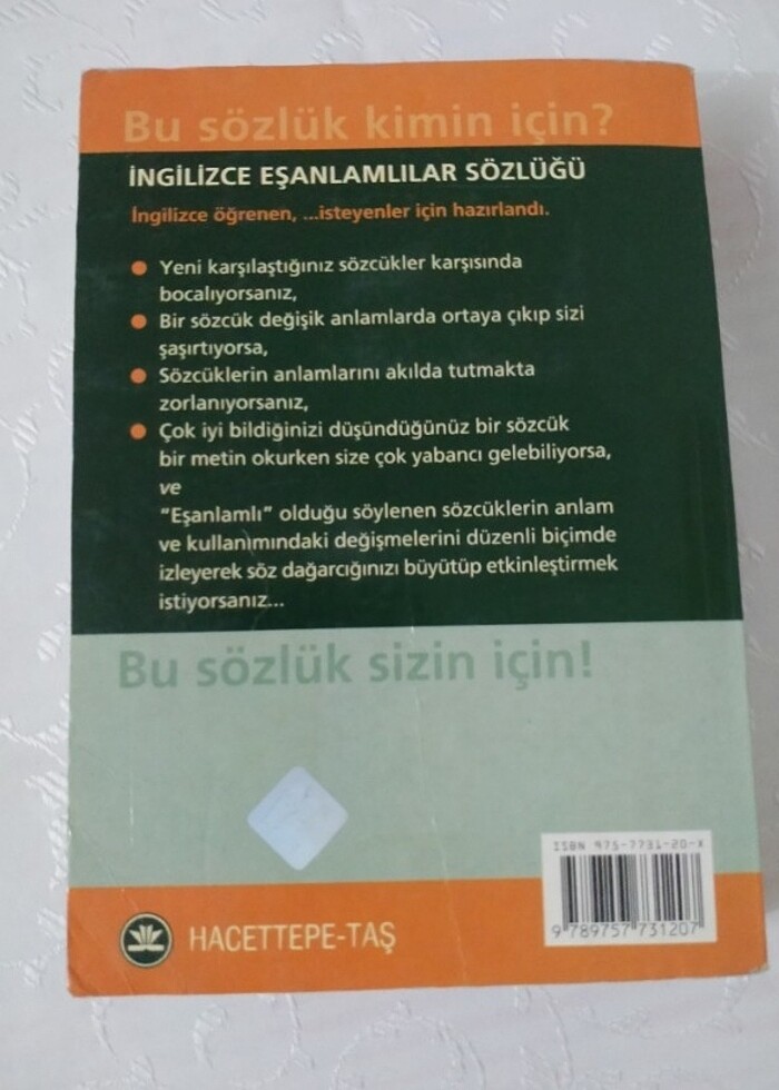 A Dictionary of English Synonyms İngilizce Eşanlamlılar Sözlüğü - Görsel 2