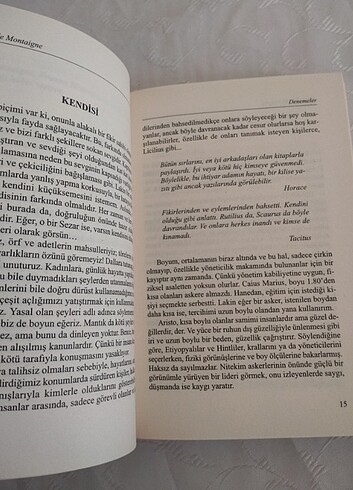 Denemeler Montaigne Kitap - Görsel 4