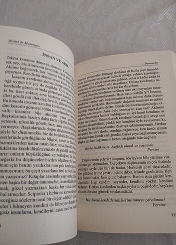 Denemeler Montaigne Kitap - Görsel 5