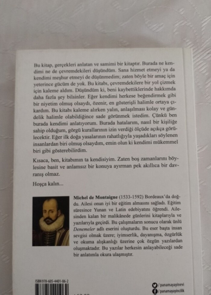 Denemeler Montaigne Kitap - Görsel 3