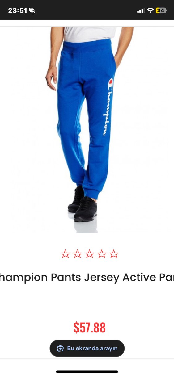 Mavi Champion erkek Eşofman Altı - Görsel 3