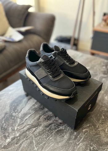 Erkek Gri Siyah Günlük Sneakers - Görsel 5