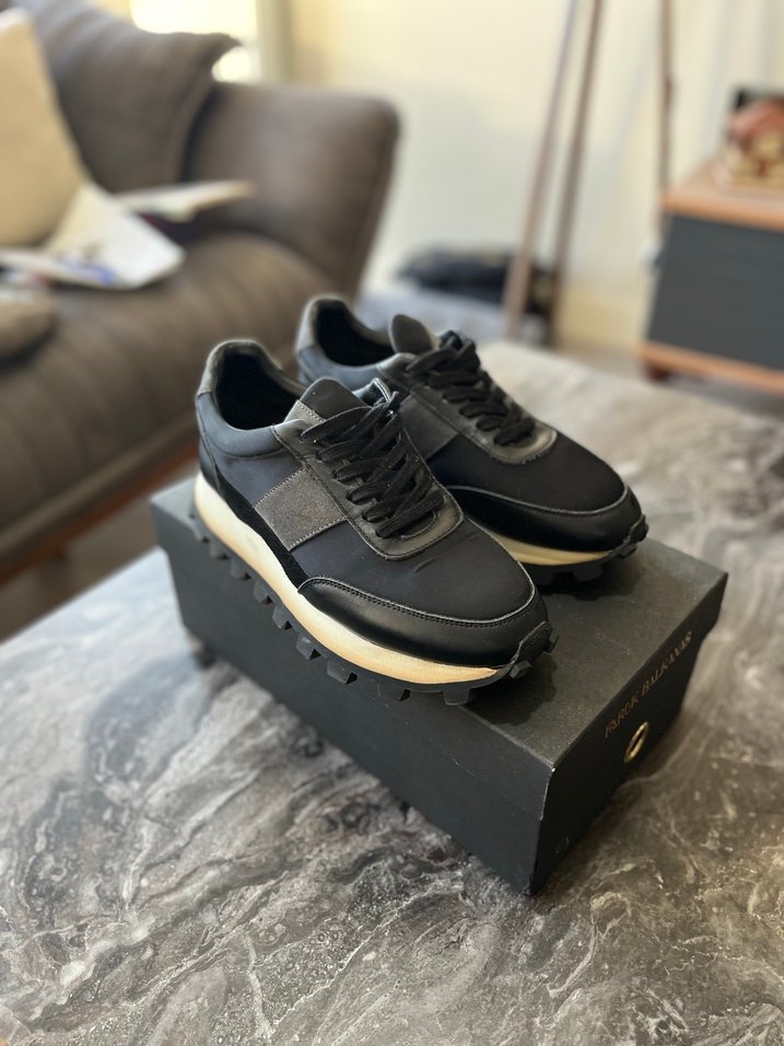 Erkek Gri Siyah Günlük Sneakers - Görsel 5