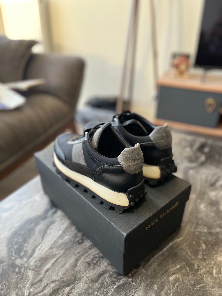 Erkek Gri Siyah Günlük Sneakers - Görsel 2