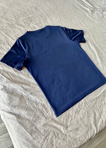 Erkek Lacivert Kısa Kollu Basic Tişört - Görsel 5