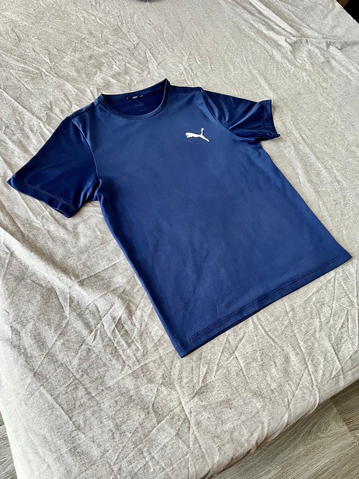 Erkek Lacivert Kısa Kollu Basic Tişört - Görsel 2