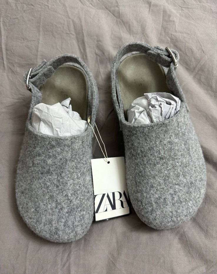 Zara Keçe Terlik - Görsel 4