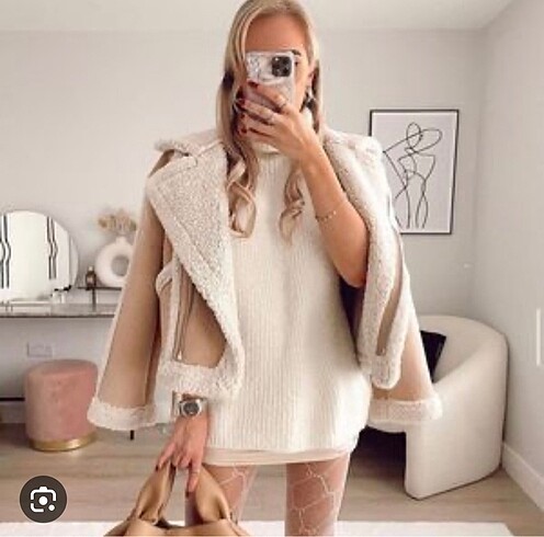 Zara Zara kürk kaban