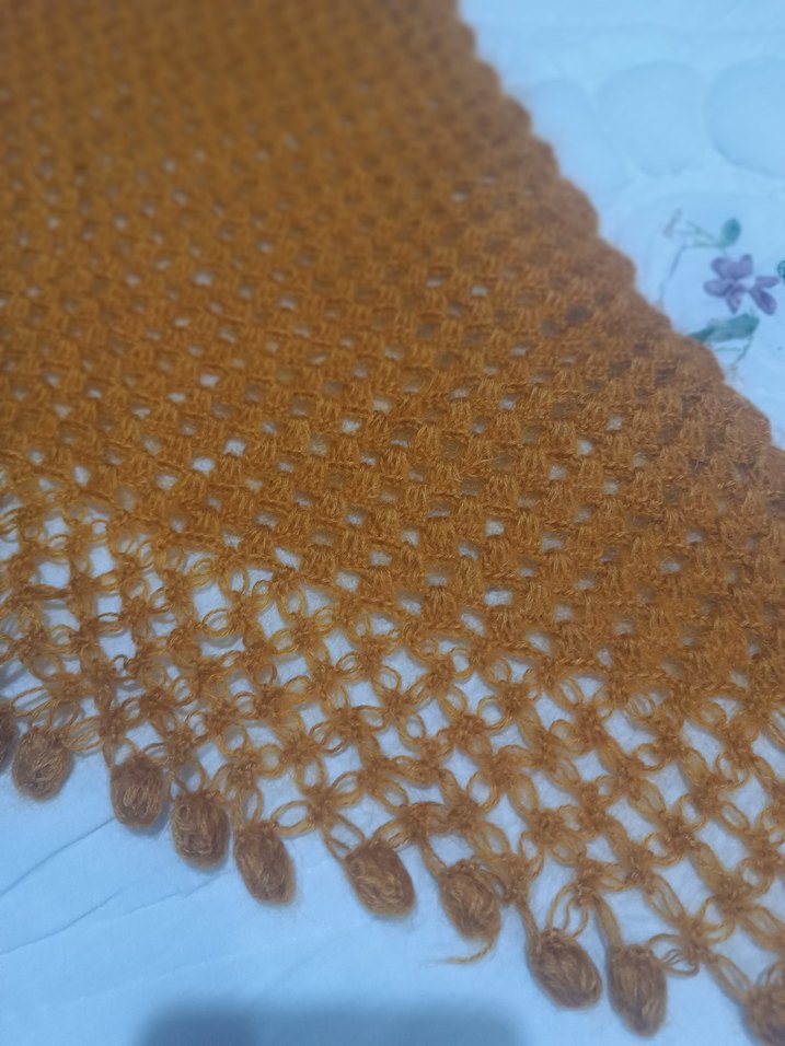 Kadın Örgü Bohem Şal - Görsel 2