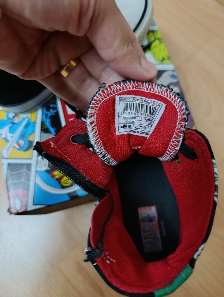 Renkli Baskılı Erkek Çocuk Spor Ayakkabı - Görsel 4