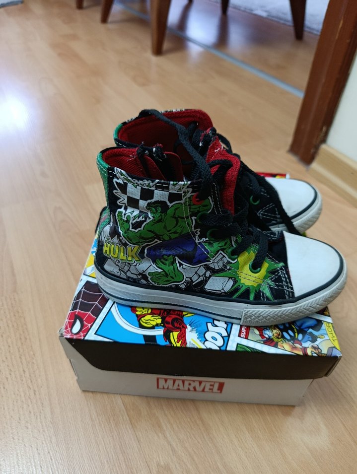 Renkli Baskılı Erkek Çocuk Spor Ayakkabı - Görsel 2