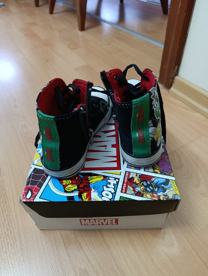 Renkli Baskılı Erkek Çocuk Spor Ayakkabı - Görsel 3